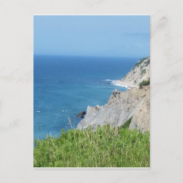 Postal Block Island Bluffs - Isla Block, Isla Rhode (Anverso)