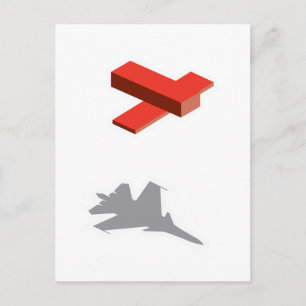 Postal Blocks Airplane
