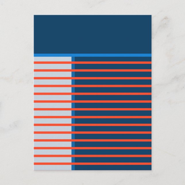 Postal Blocks & Stripes 3 Abstract Design (Anverso)