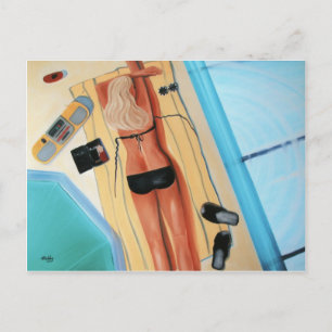 Postal Blonde en negro