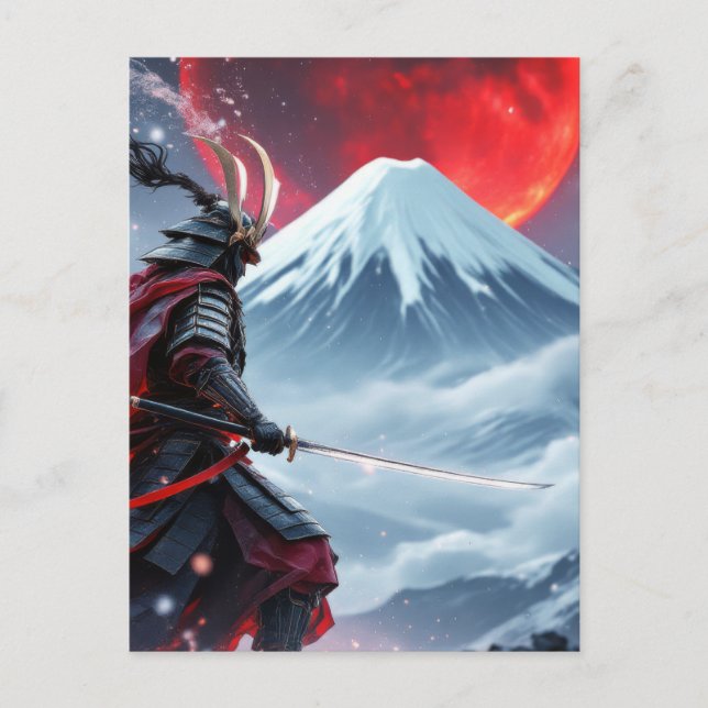 Postal Blood Moon Samurai: The Last Stand at Mount Fuji (Anverso)