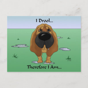 Postal Bloodhound - Me Drool... Por Lo Tanto Soy...