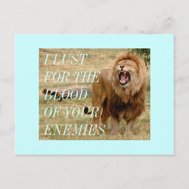 Postal bloodlust (Anverso)