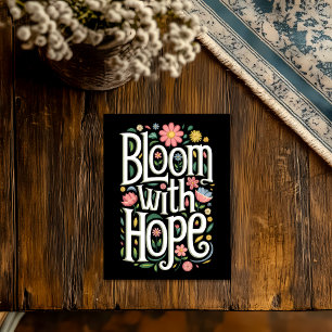 Postal Bloom con esperanza
