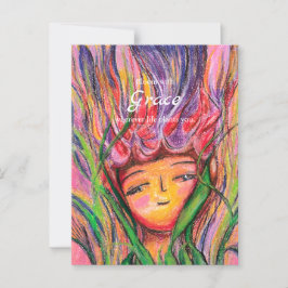 Postal Bloom Con Gracia - Coche Pastel Floral