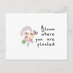 Postal Bloom donde te plantan