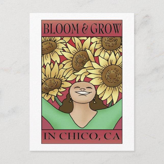 Postal Bloom & Grow en Chico, CA (Anverso)
