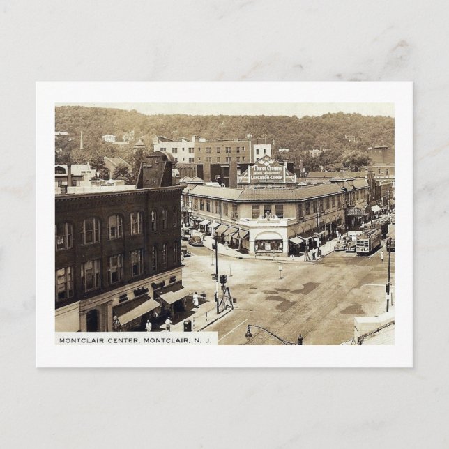 Postal Bloomfield Ave., Montclair, New Jersey Vintage (Anverso)