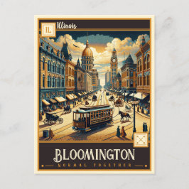 Postal Bloomington, Illinois | Vintage