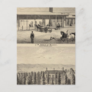 Postal Bloque Arques, residencia Hester