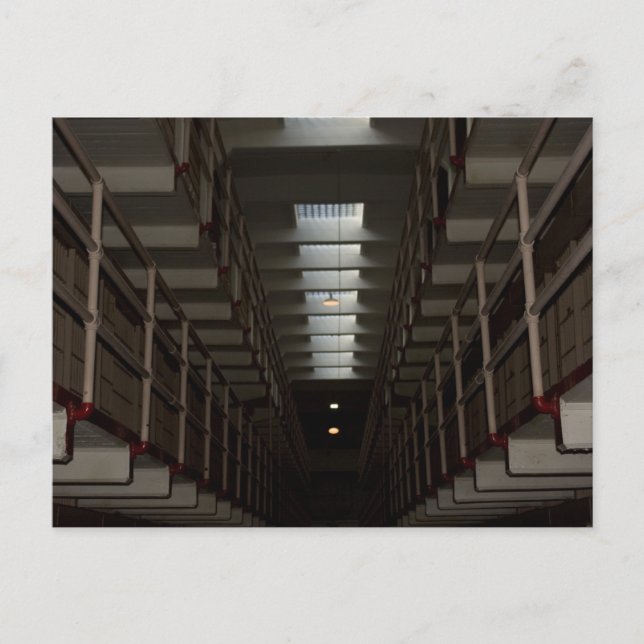 Postal Bloque de celda de Alcatraz - Nivel superior (Anverso)