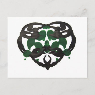 Postal Bloque verde celta