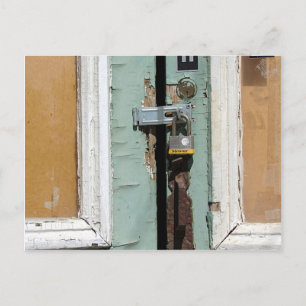 Postal Bloqueado y abandonado