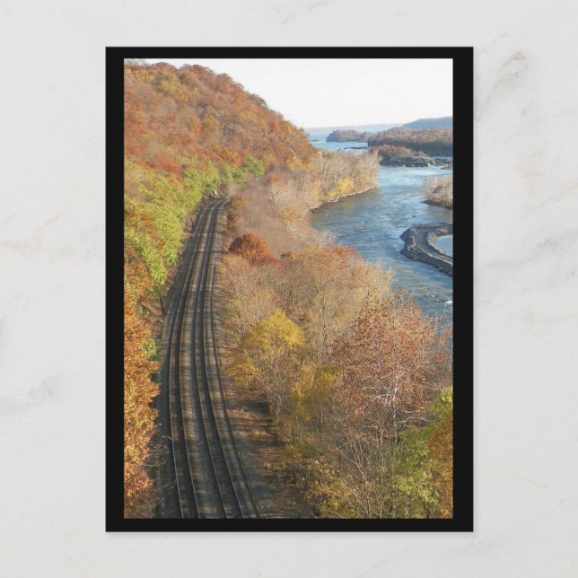 Postal Bloquear 12 y el puente de madera de Norman ~ 26 (Anverso)