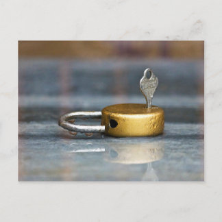 Postal Bloqueo y foto de clave