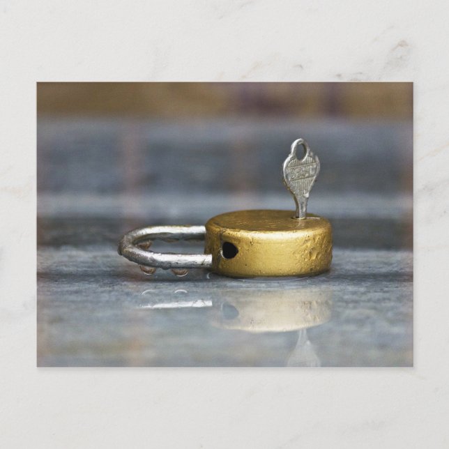 Postal Bloqueo y foto de clave (Anverso)