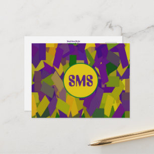Postal Bloques de Mardi Gras