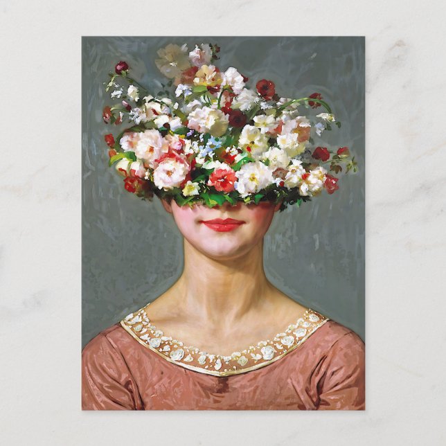 Postal "Blossom Bonnet" Helen - Sociedad de Arte y Floral (Anverso)