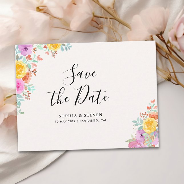 Postal Blossoming Love – A Spring Floral Wedding (Subido por el creador)