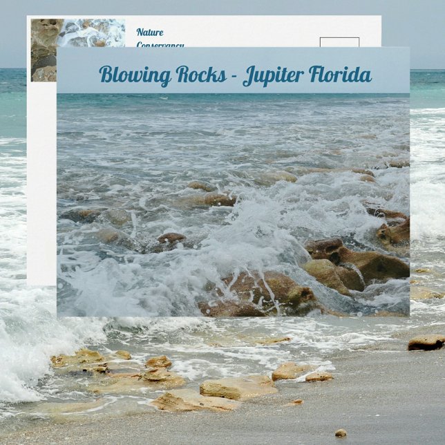Postal Blowing Rocks Jupiter Florida (Subido por el creador)