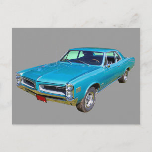 Postal Blue 1966 Pontiac Le Mans Muscle Car