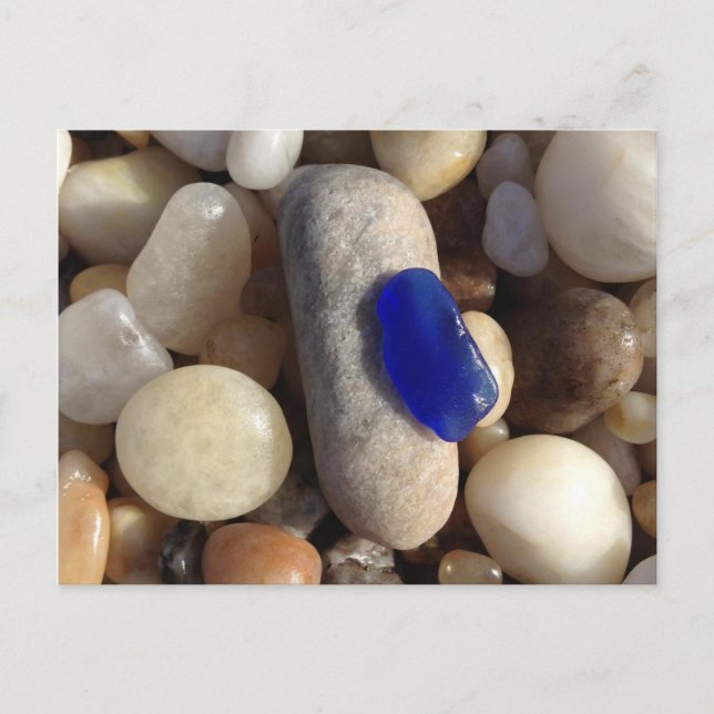 postal Blue Beach Glass (Anverso)