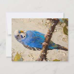 Postal Blue Budgie