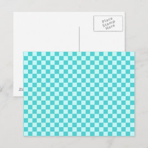 Postal Blue Combination Classic Checkerboard de STaylor