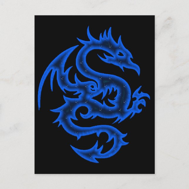 POSTAL BLUE DRAGON (Anverso)