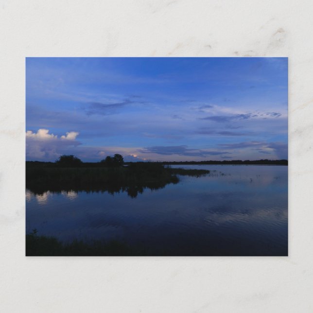 Postal Blue Florida Sunset 201 (Anverso)