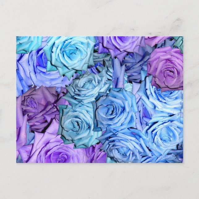 POSTAL BLUE FOR YOU POSTCARD (Anverso)