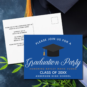 Postal Blue Graduation Class of 2023 Custom School Party