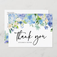 Blue Hydrangea Winter Floral Boda Gracias