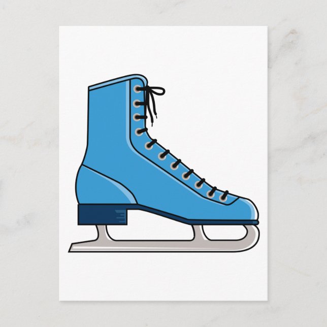 Postal Blue Ice Skate (Anverso)