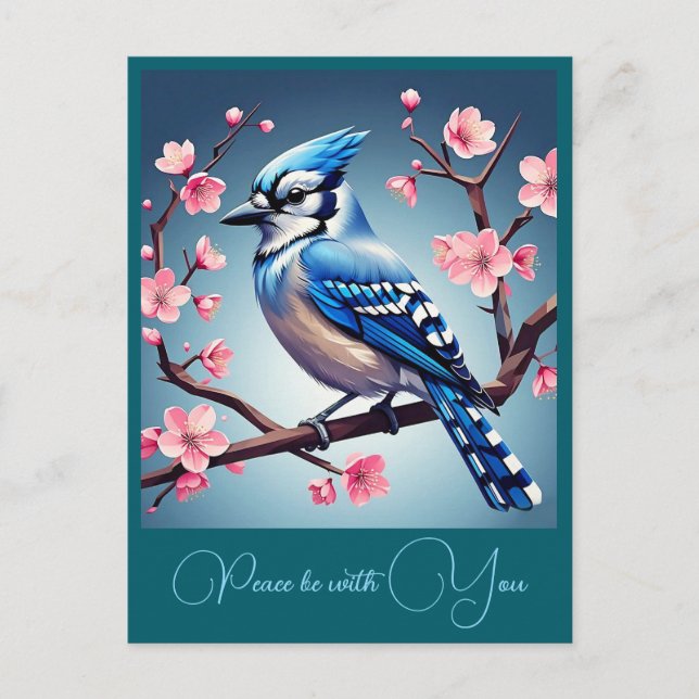 POSTAL " BLUE JAY " (Anverso)