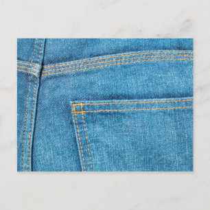 Postal Blue Jeans Back Pocket