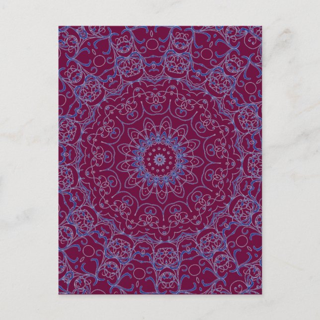 Postal Blue Lace (Anverso)