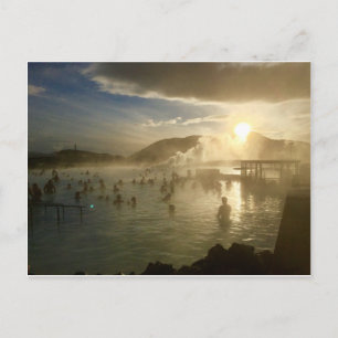 Postal Blue Lagoon Islandia Sunshine Postcard