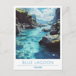 Postal Blue Lagoon Islandia Travel