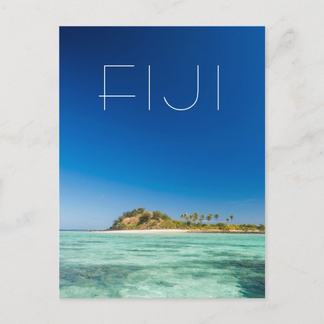 Postal Blue Lagoon Seascape, Fiji (Anverso)