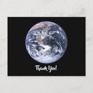 Postal Blue Marble Earth Gracias