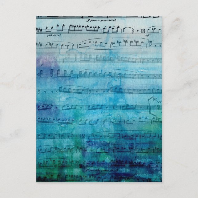 Postal Blue Mood Music (Anverso)