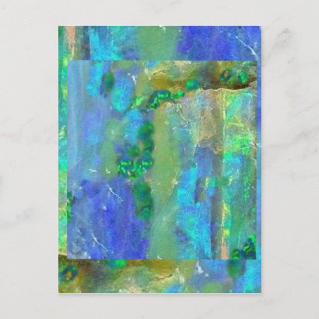 Postal Blue Opal October Birthstone by Sharles (Anverso)