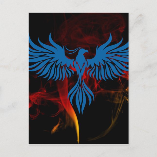 Postal Blue Phoenix (Anverso)