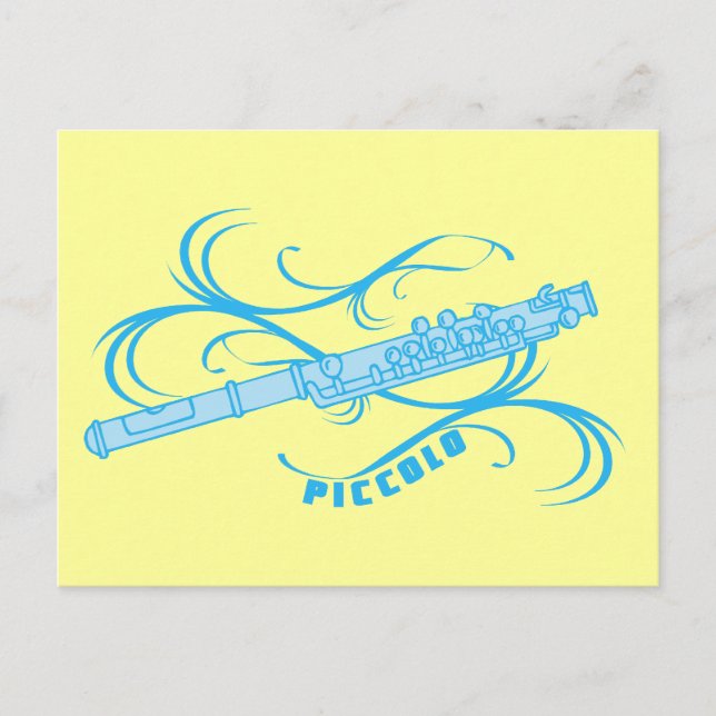 Postal Blue Piccolo (Anverso)
