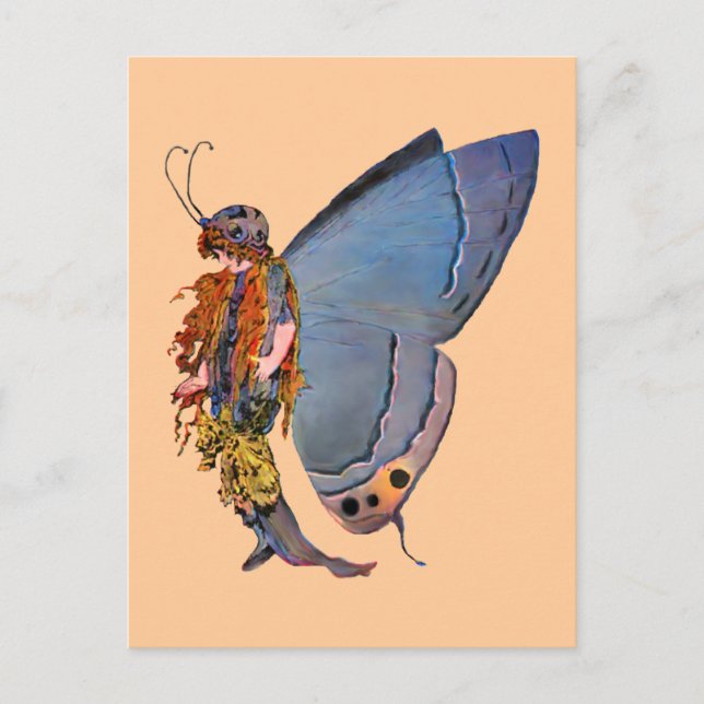 Postal Blue Pixie Fairy (Anverso)