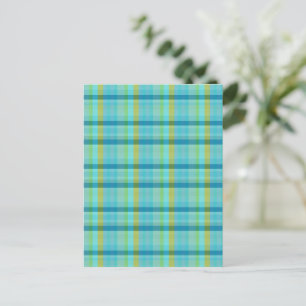 Postal Blue Plaid by Shirley Taylor