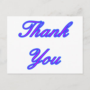 Postal Blue Purple Gracias Diseñar El MUSEO Zazzle Gif