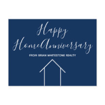 Blue Real Estate Company Personalizado House Marke