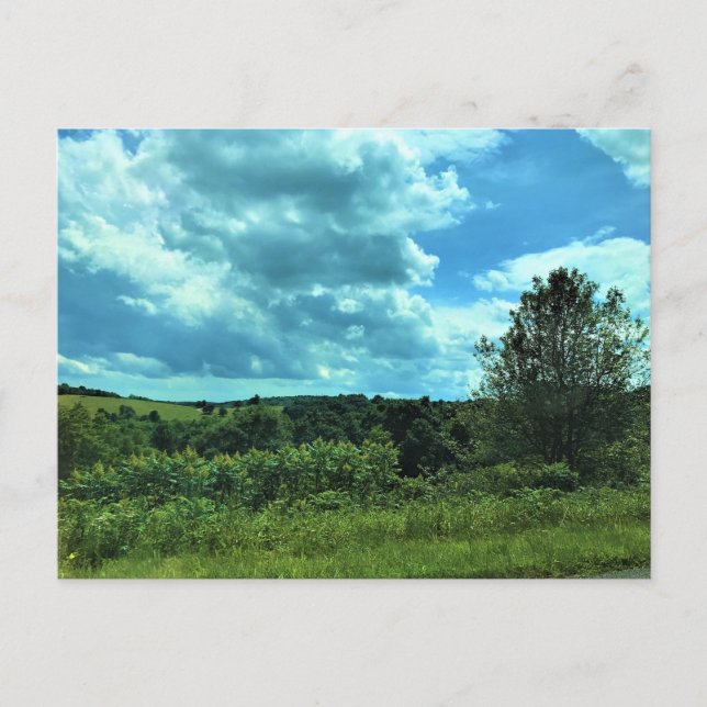 Postal Blue Ridge Parkway cerca de Floyd, Virginia (Anverso)